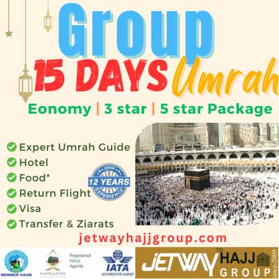 15 DAYS LOWEST UMRAH PACKAGE 2025 -2026